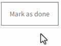 Animation for the Mark as Done button
